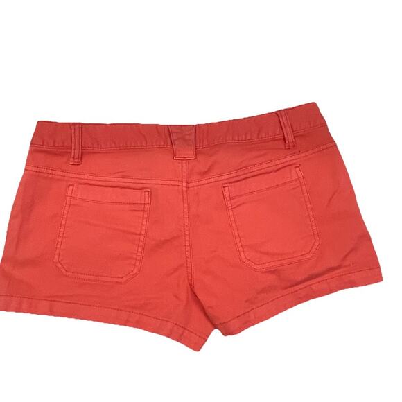 Mossimo Supply Co Y2K Shorts Sz 6 Coral Low Rise Utility Style Short Cut 2012 - Picture 1 of 6